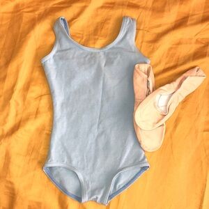 Girls' Light Blue One-Piece Bodysuit